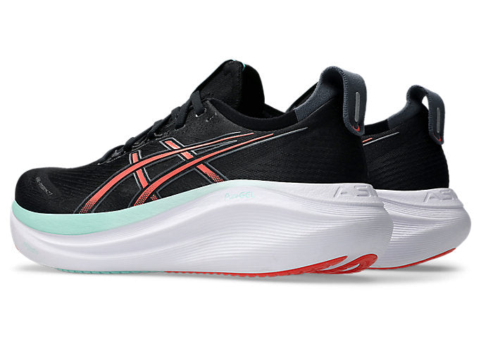 ASICS GEL-Nimbus 27 - Black/Coral Reef